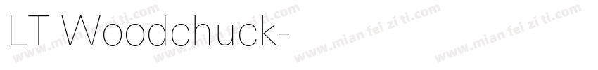 LT Woodchuck字体转换